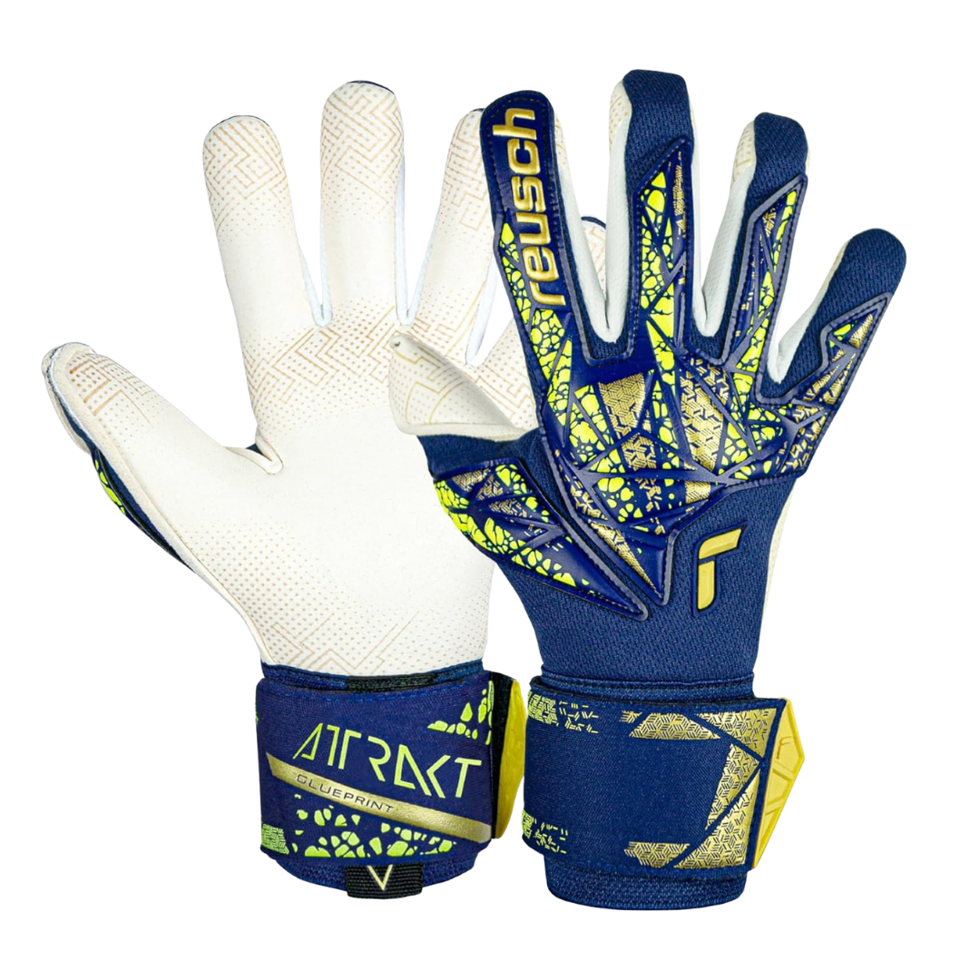 Guantes de portero Reusch Attrakt GoldX Glueprint